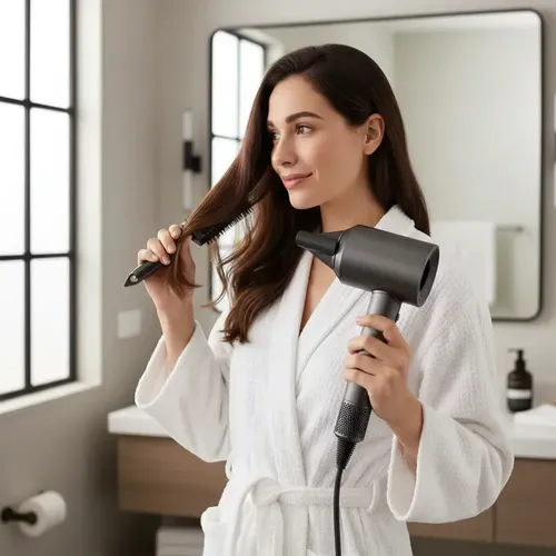 Secador de Pelo Profesional Iónico WAFFY con Diseño Ergonómico y Aire Frío