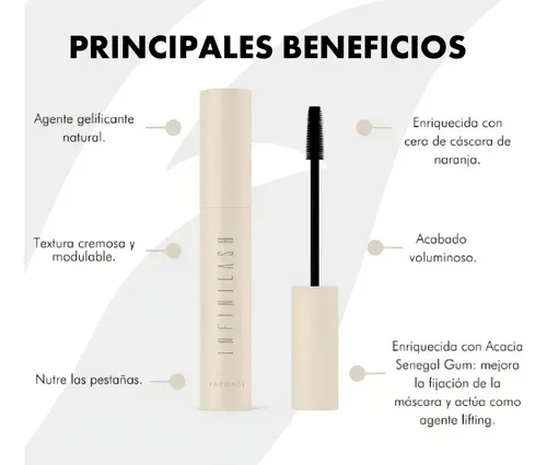 Infinilash Mascara Rimel Alargador Infinito Farmasi Color Negro