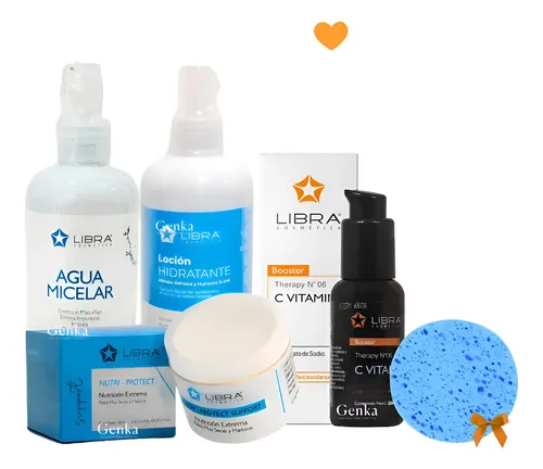 Kit Skincare Rutina Piel Seca Micelar Vitami Nutrición Libra