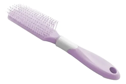 Cepillo De Pelo Cabello Mujer 9 Filas De Dientes Anchos X U