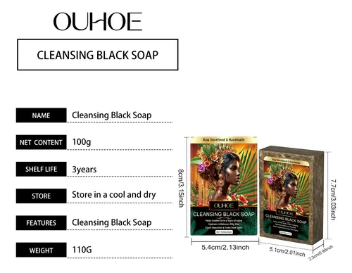 Jabón Corporal Ouhoe Para Limpieza Profunda E Hidratación