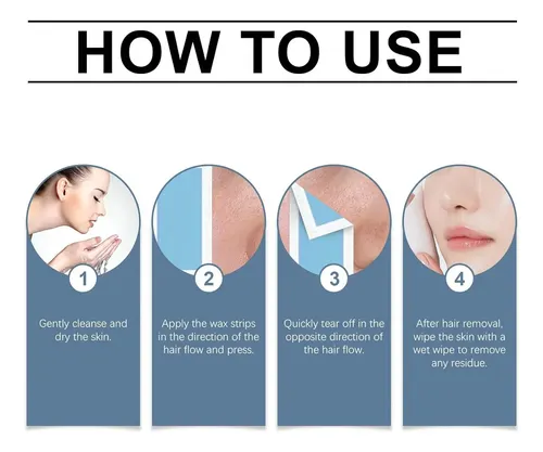 Bf Tiras Profesionales De Cera Facial, 20 Unidades,