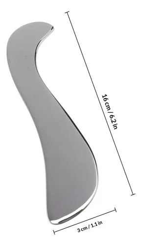 Placa Gua Sha Acero Para Masaje Y Relajación Muscular