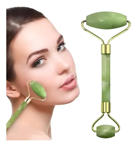 Masajeador Facial Piedra Jade Roller Rodillo Corporal
