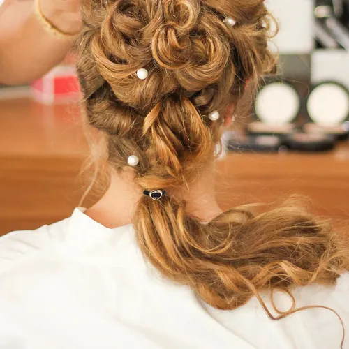 30 Cintas Elásticas Para El Pelo Con Decoración De Corazón,