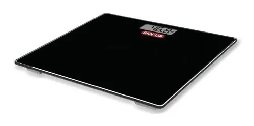 Balanza Digital San Up BG221 Vidrio Templado 150kg Pantalla LCD Negro