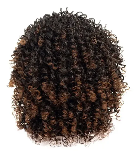 – Hort Afro Rizado Mix Gris Peluca De Pelo / Brown