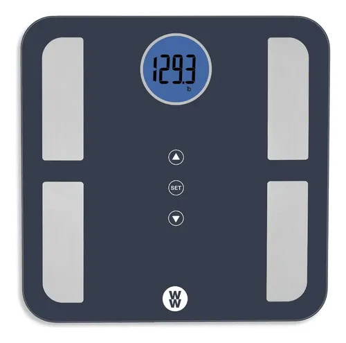 Báscula De Baño Conair Weight Watchers Glass 180 Kg Negra Y