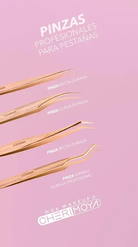 Pinza Para Pestañas Y Cejas Varios Modelos Cherimoya