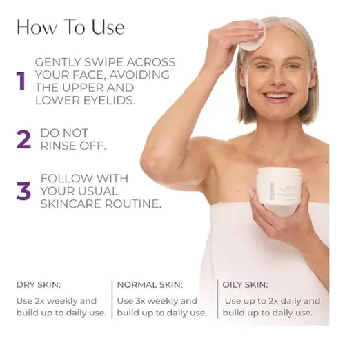 Almohadillas Desintoxicantes Exfoliantes Nassifmd | Fa Aha/b