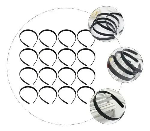 50 Diademas Negras Lisas For Hacer Tú Mismo