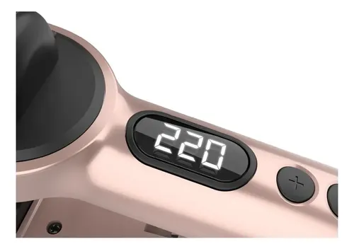 Gama Digital Waver & Brush cepillo rizador color Rose Gold