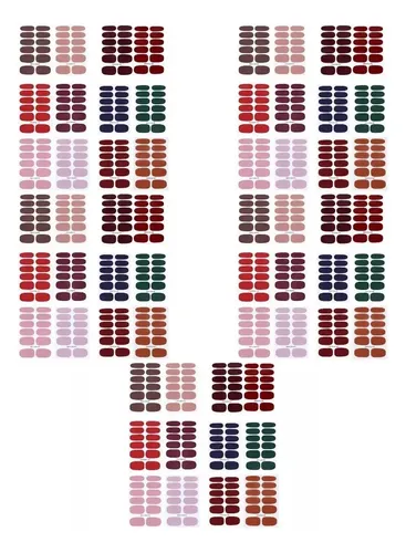 60 Hojas De Pegatinas Para Uñas Con Envoltura Completa