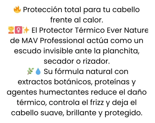 Protector Térmico Con Argán Y Keratina 125ml Secador Plancha