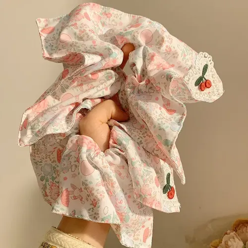 . Nuevo Producto Hair Scrunchie Con Bufanda Cuadrada //