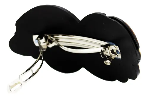 Broches De Cabello Marrón De Madera Pinza Para Pelo Pack X12