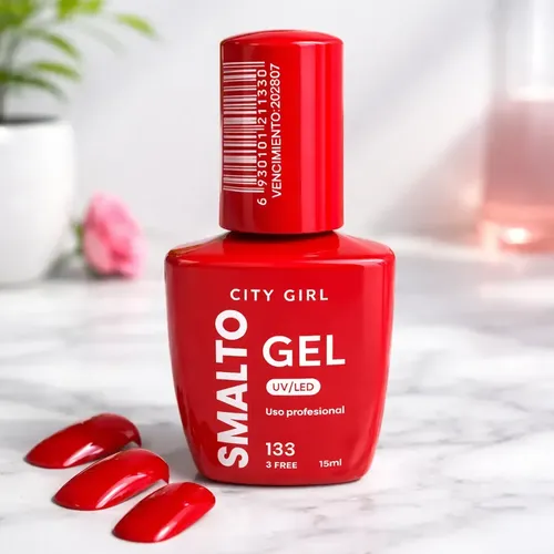 City Girl Esmalte Semipermanente Uv/led 15ml Para Uñas 133