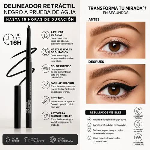 Set Maquillaje Tonos Nude 12 Cosméticos Ideal Look Diario