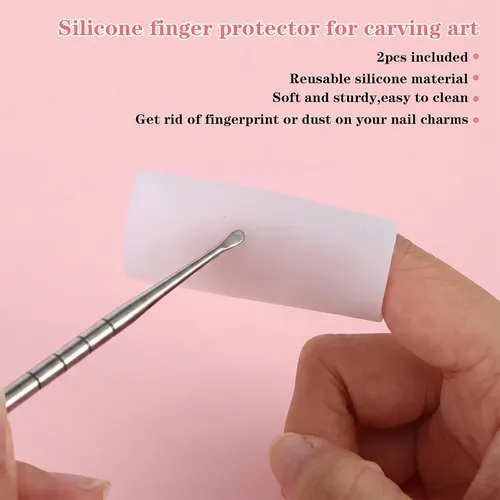 Set 5 Herramientas Esculpir Uñas 3d Gel Manicura Profesiona
