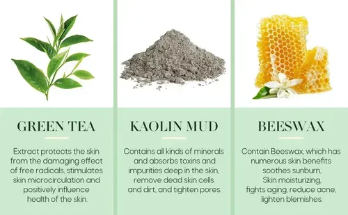 Ma/ Mascarilla De Arcilla De Té Verde, Limpieza Profundax
