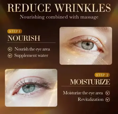 Crema Con Masajeador Veneno De Víbora Ojeras Patas De Gallo Todo Tipo De Piel Día/noche