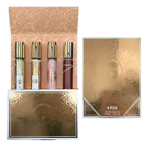 Set Perfumes Arabe Mujer V.V. Love 35ml x4 Eau De Toilette