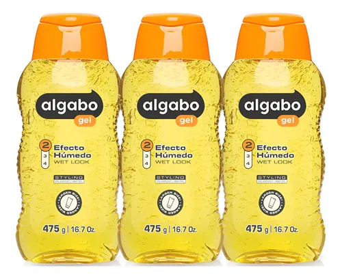 Promo Kit X 3 Gel Capilar Efecto Humedo X 475g Algabo