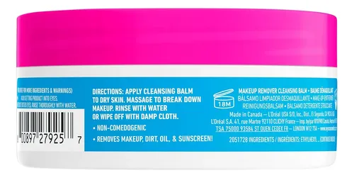 Nyxprofessional The Face Unglue-bálsamo Limpiador Maquillaje