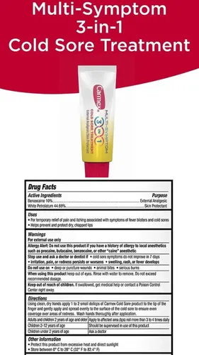 Bálsamo Labial Carmex Treatment Sore X 1 Unidad Solo Envío