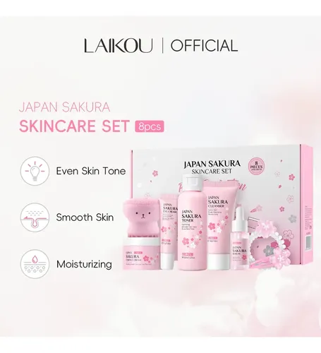 ~confiableset Laikou Sakura Skin Care Pro, Iluminador E .