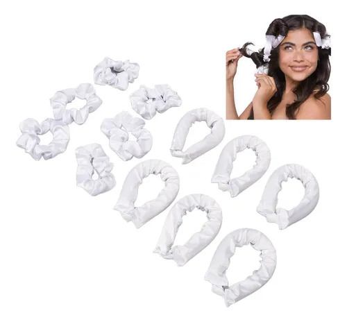 Rulos De Cabello Sin Calor, Cojín De Satén, Rollers Satin