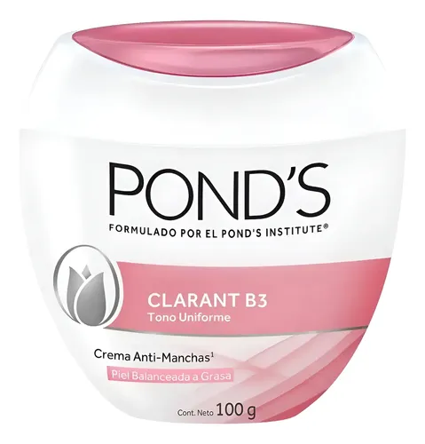 Crema Antimanchas Clarant B3 100g Ponds Piel Normal A Grasa