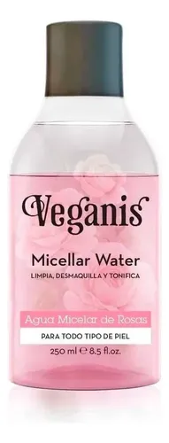 Agua Micelar De Rosas Veganis X250