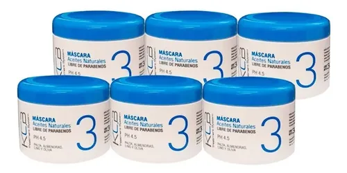 Mascara Capilar Aceite Naturales Kcb 300g X 6 Unidades