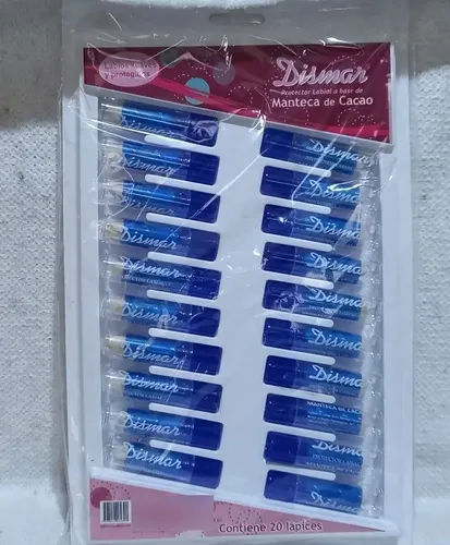 Protector Labial Manteca De Cacao Dismar X 20 Lápices