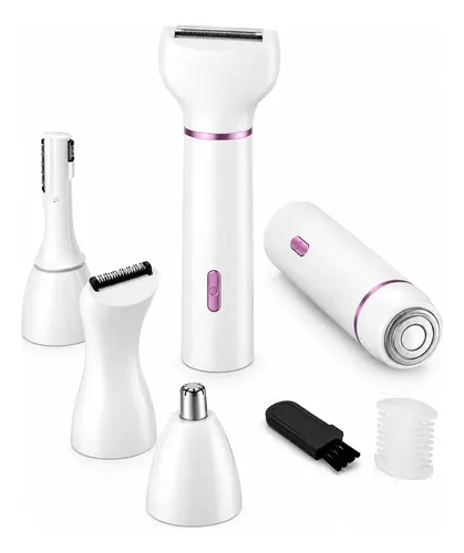 Afeitadora Mujer 5 En 1 Rostro Cuerpo Bikini Recargable