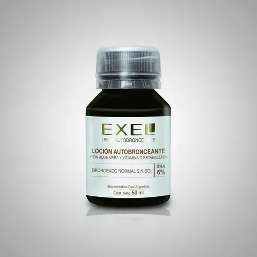 Loción Autobronceante 6% Sin Color Bronceado Exel 50ml X2