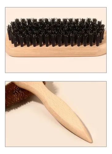 Cepillo Para Cabello Cerdas De Jabalí Alisado C *