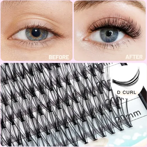 Pestañas Postizas Dedila 16-18-20mm D Curl 0.07mm 200 Pcs