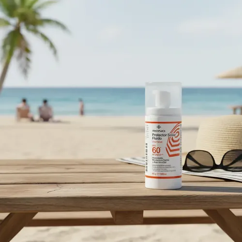 Protector Solar Facial Fluido Fps60 Natural Tono Medio