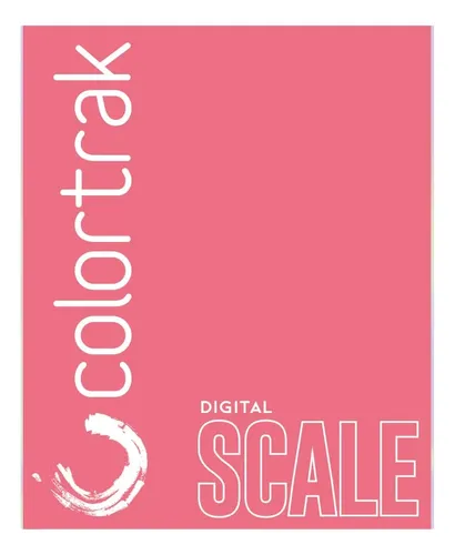 Báscula Digital Colortrak De Vidrio Templado Para Salón 5 Kg
