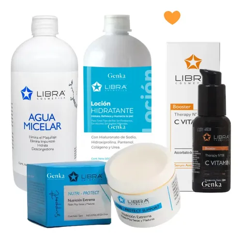 Kit Skincare Rutina Piel Seca Grande Vitami Nutrición Libra