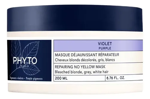 Mascarilla Capilar Phyto Purple Reparadora Para Cabello Rubi