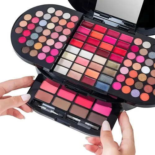 Makeover Set Maquillaje Paleta Sombras Y Rubores Fms-04