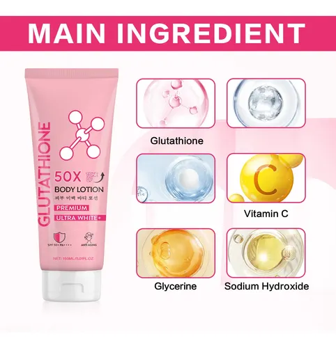 Loción Corporal Glutatión 50x Tonificante Suave Portátil