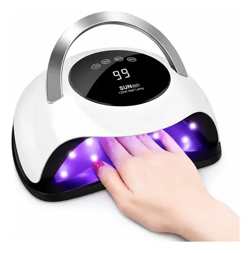 Cabina Para Uñas Sun Bq5t Blanca 120w Original Uv Led