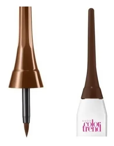 Delineador Liquido Color Trend – Avon Color Marrón mate