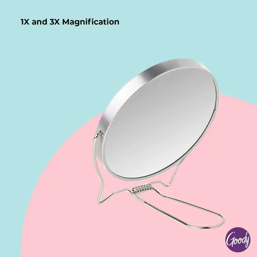 Espejo De Maquillaje Goody Doble Cara Con Aumento 1x/3x Y So