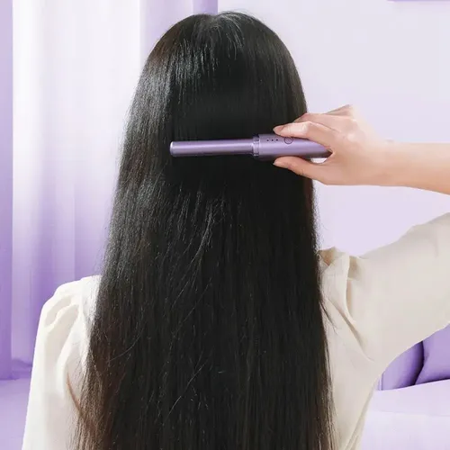 Alisador De Pelo Profesional Inalámbrico Q92in1, Peine F Verde