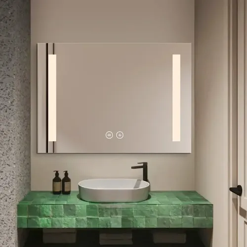 Espejo Moderno Smart Luz Led Desempañador Rectangular 50×70 Espejo